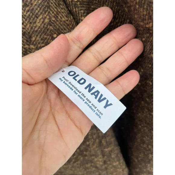 Old Navy Womens Long Sleeve Notch Collared Oversized Suit Blazer Brown Sz 2XL - Picture 11 of 16